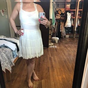 Entourage Clothing White Dress